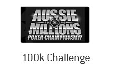 100k challenge - aussie millions logo