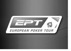 european poker tour - sponsored by pokerstars - ept - logo - black and white