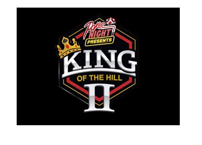 The King of the Hill II (2) - Full logo on black background - The year is 2017.