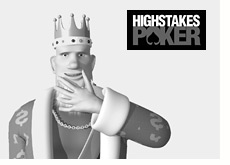 high stakes poker logo - king sharing thoughts about the show