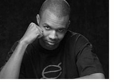 poker player phil ivey - black and white photo