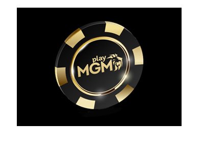 Play MGM chip - 3d rendering.