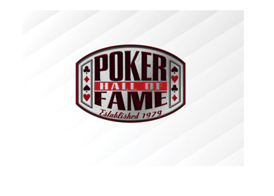 Poker Hall of Fame logo over a stylized background.