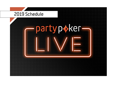 partypoker has released their Live schedule for year 2019.