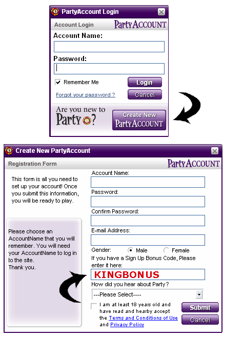 how to enter your bonus code at partypoker.com