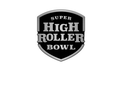 The Super High Roller Bowl logo - 2017 - Black and white.