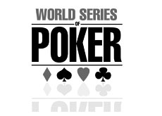 black and white world series of poker logo - wsop