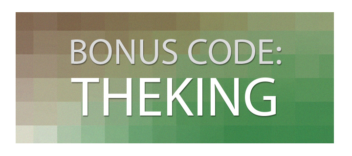 Sign up using the bonus code: THEKING and receive instant benefits.